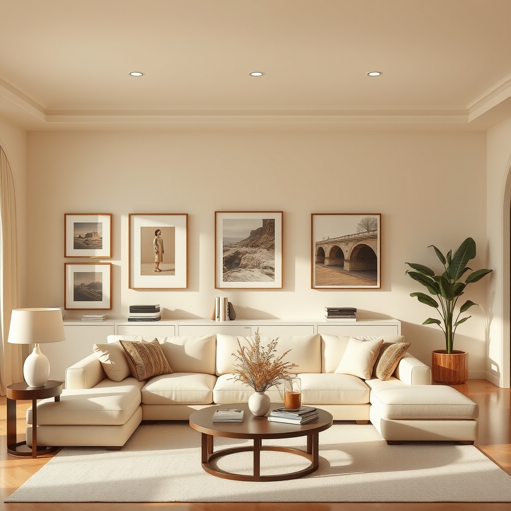 Gallery Wall - sofa decor idea