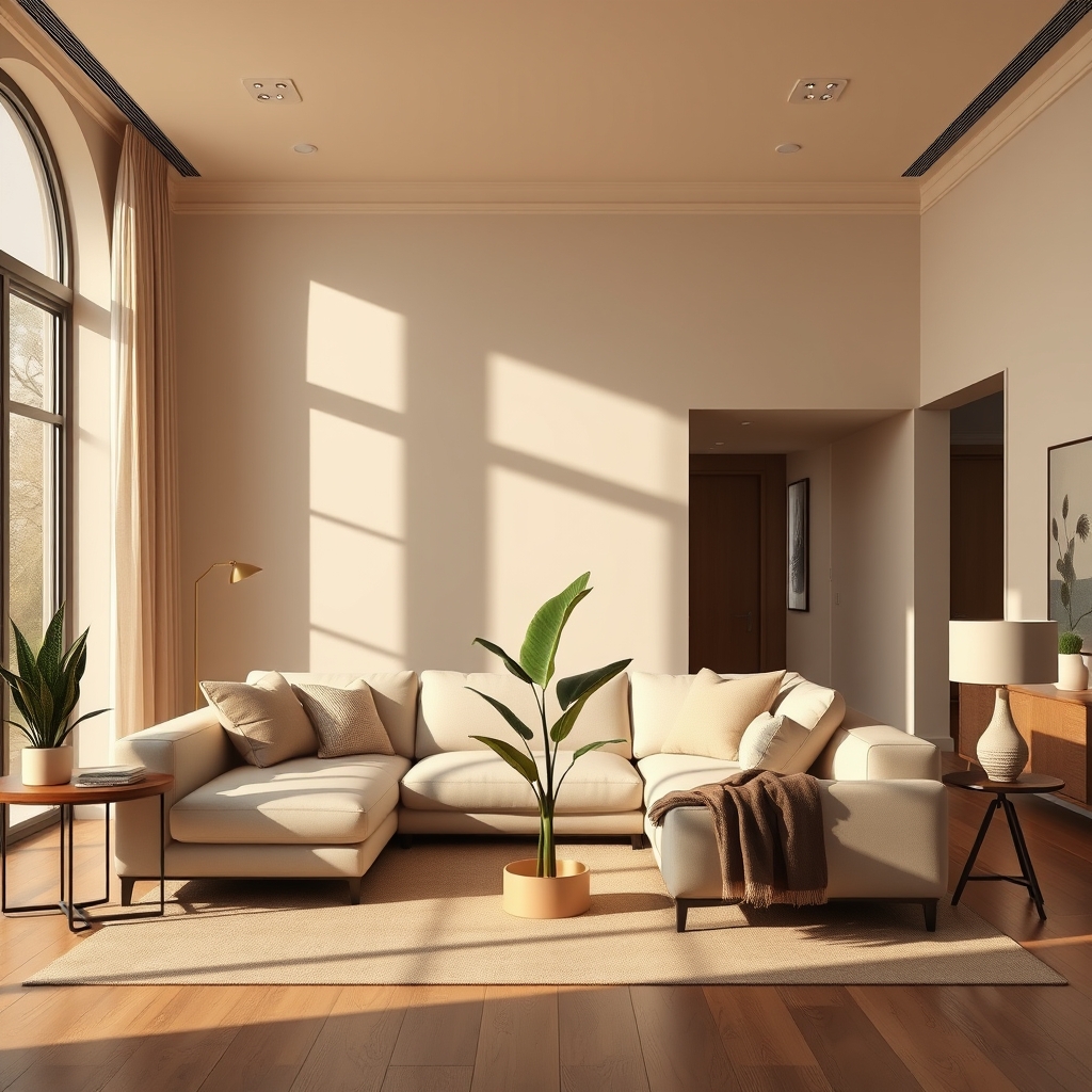 Indoor Plant - sofa decor idea