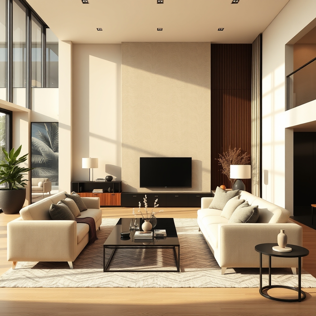 Black Cream Contrast - sofa decor idea