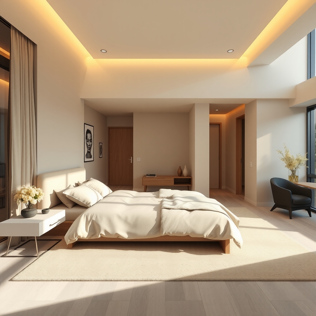 Accent Lighting - bedroom decor idea