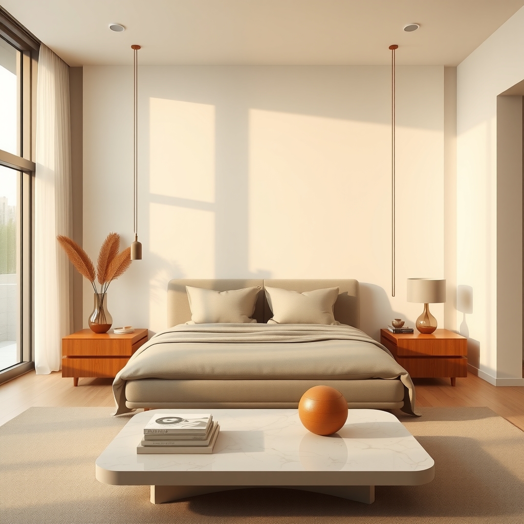 Statement Coffee Table - bedroom decor idea