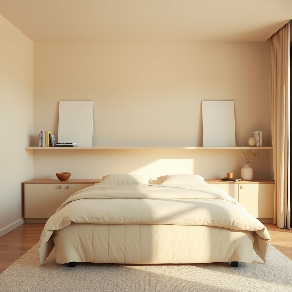 Minimalist Shelf - bedroom decor idea