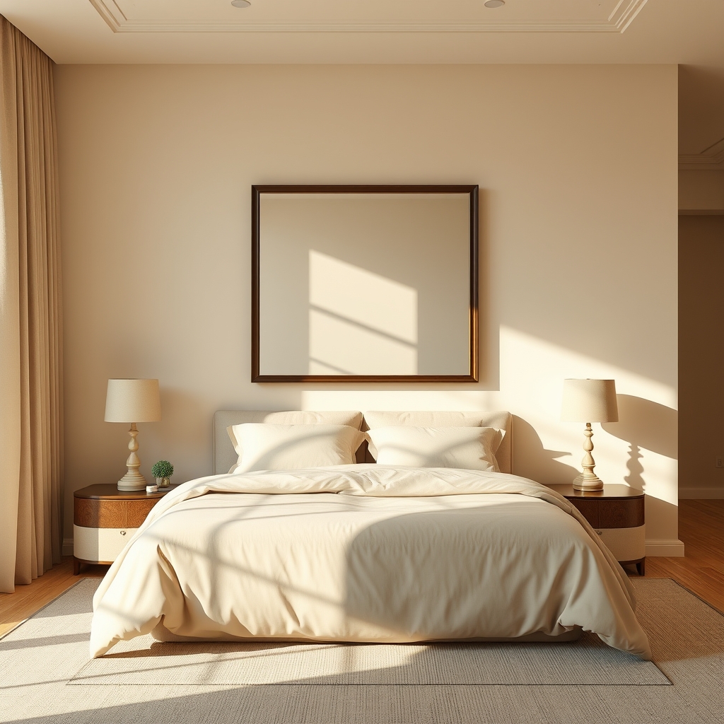 Wall Mirror - small bedroom idea