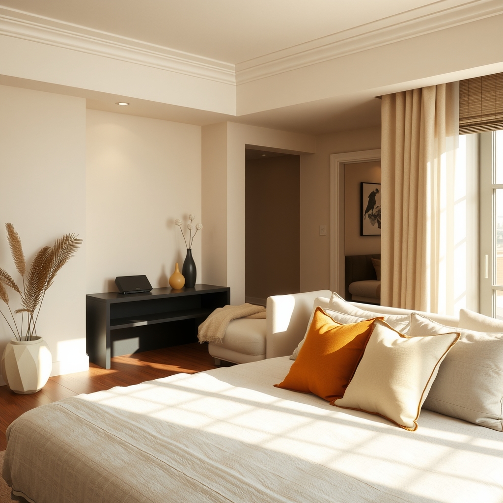 Hotel Cushion Arrange - gallery wall idea
