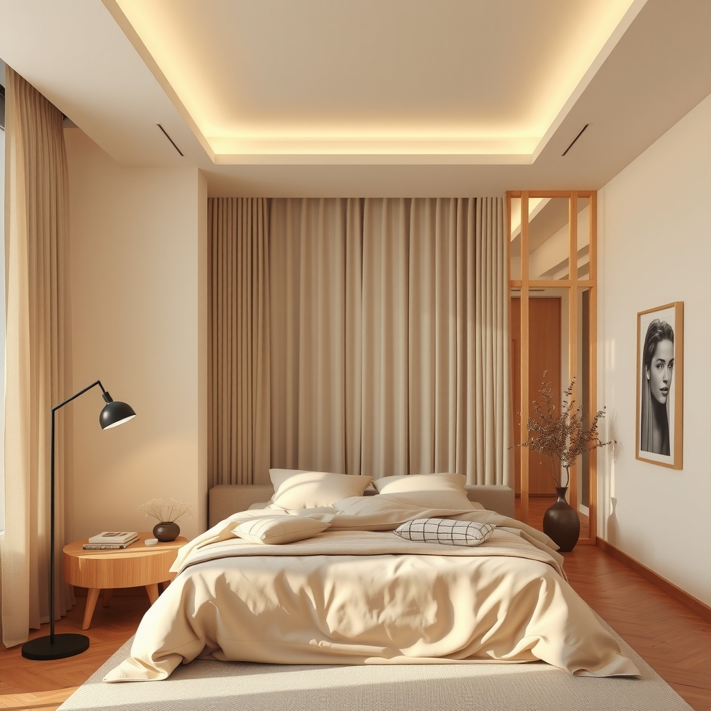 Floor Lamp - gallery wall idea